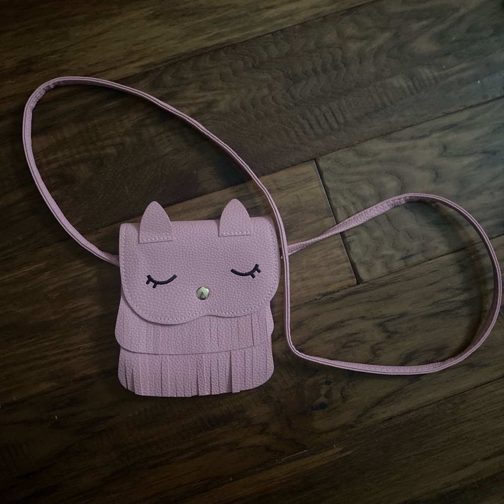 pink cat coin purse